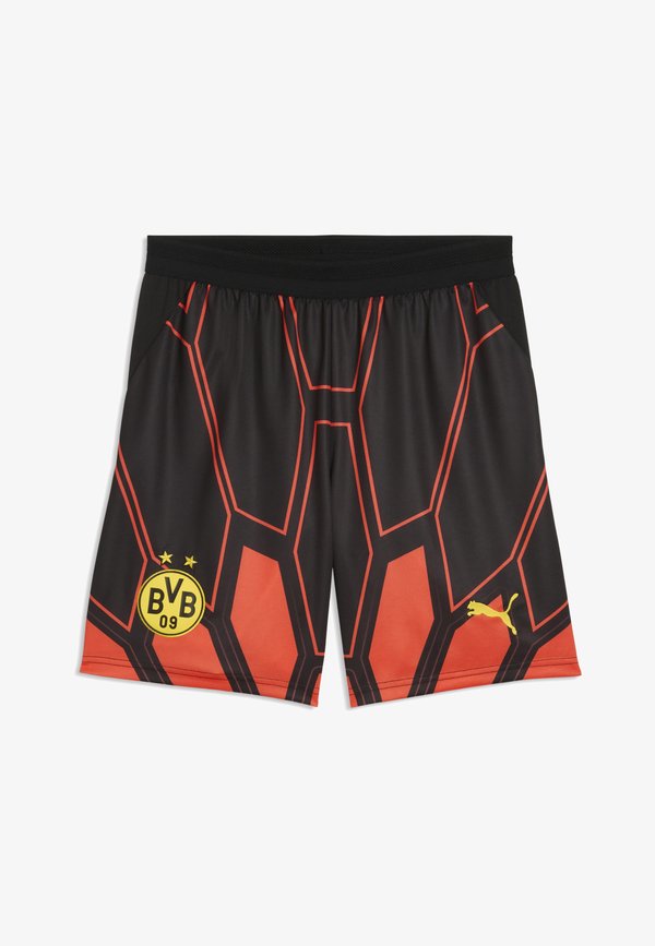 Puma BORUSSIA DORTMUND 26/27 TORWARTSHORTS - Sports shorts - hot heat- black