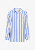 s.Oliver Pyjama top - blau gestreift