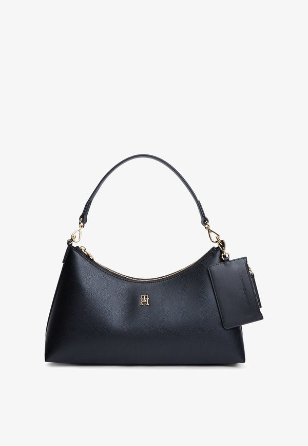 Tommy Hilfiger TH ICON SHOULDER BAG - Handbag - black