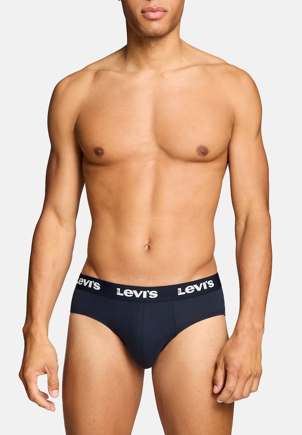 Levi's® LEVI’S HERREN RETROBRIEFS REPEAT LOGO SLIP UNTERWÄSCHE 6-ER PACK - Briefs - navy