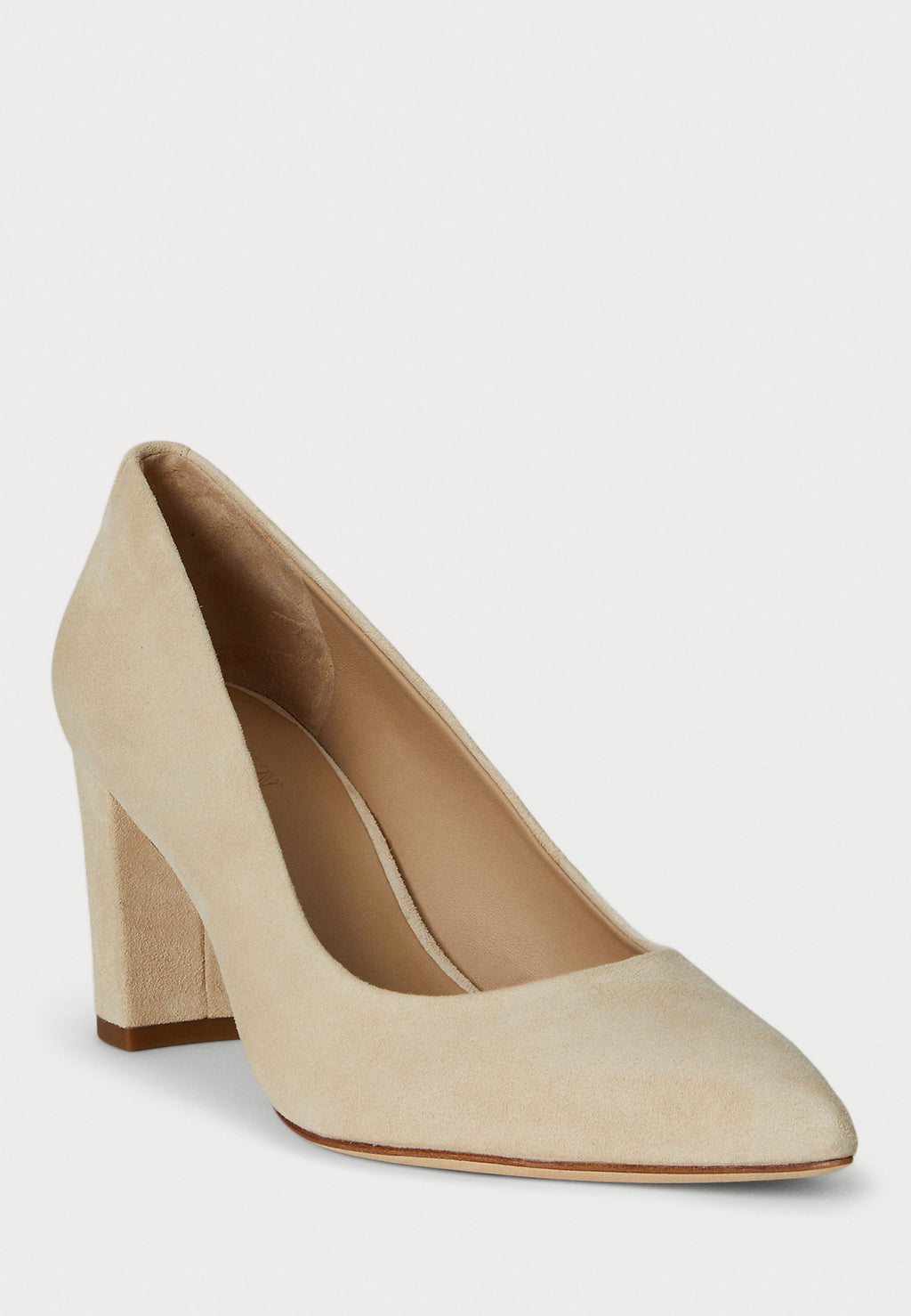 Lauren Ralph Lauren LANETTE SUEDE BLOCK HEEL PUMP