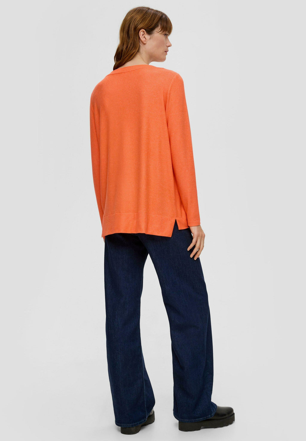 s.Oliver LONGSLEEVE AUS VISKOSEMIX