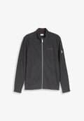 TOM TAILOR MIT STEHKRAGEN - Zip-up sweatshirt - tarmac grey