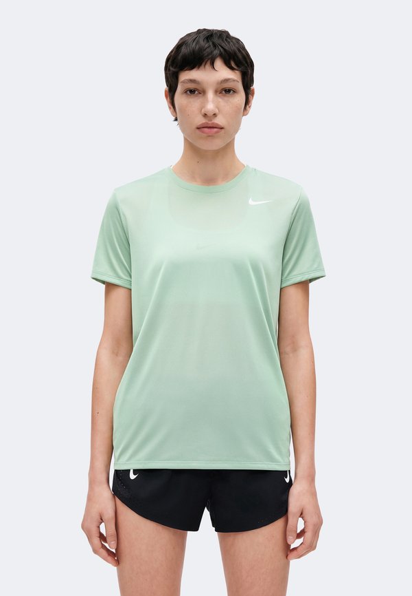 Nike Performance TEE - Sports T-shirt - steam/white