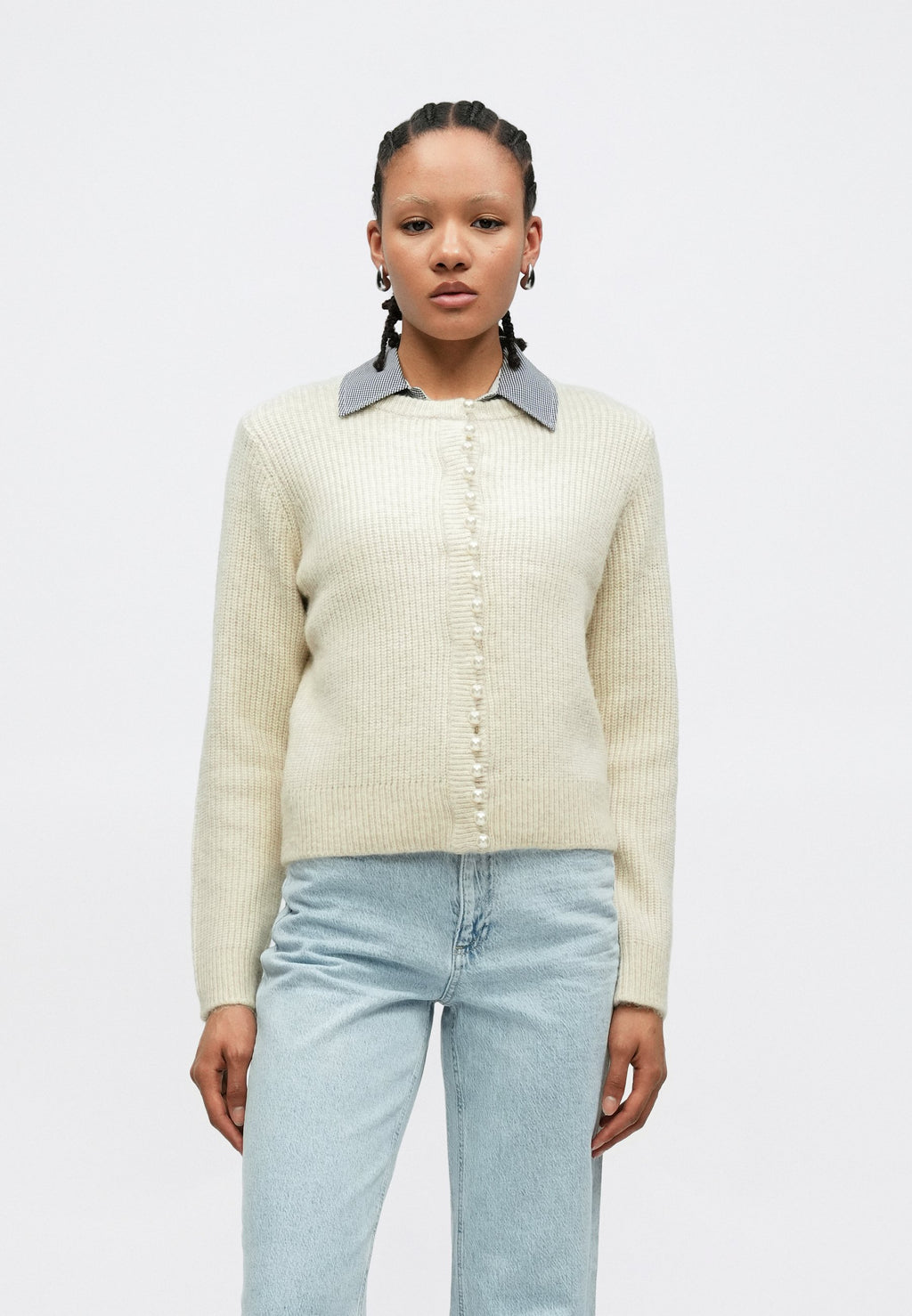 Vero Moda VMERIN O NECK PEARL