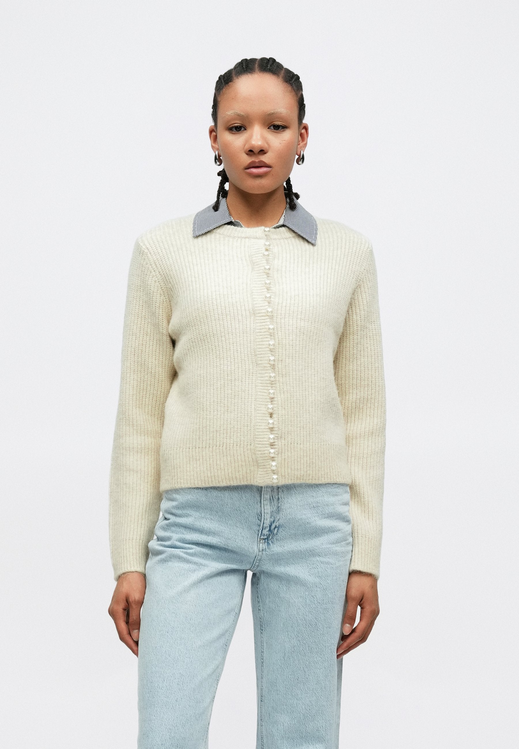 Vero Moda VMERIN O NECK PEARL