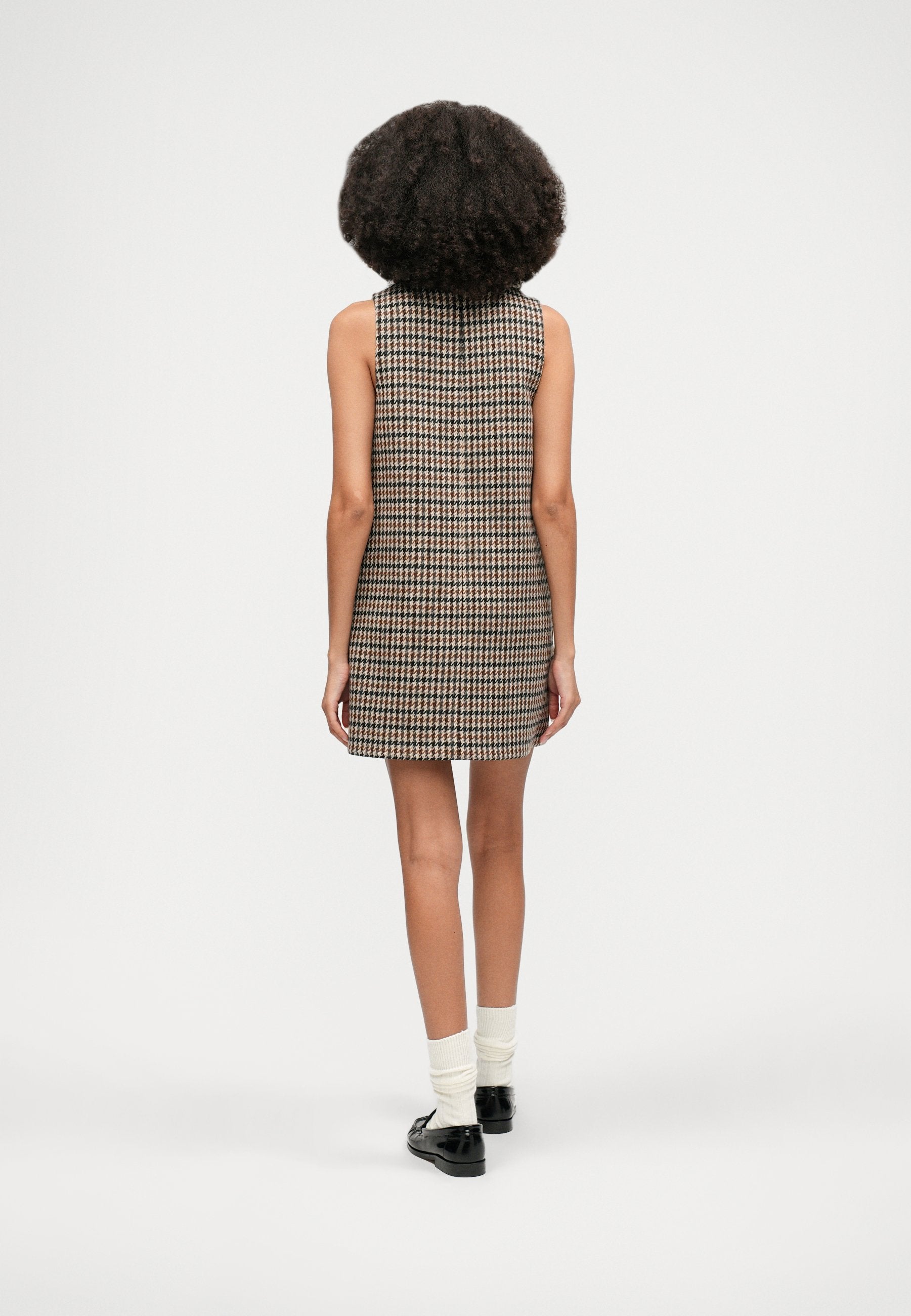 HERITAGE CHECK MINI DRESS Media 4