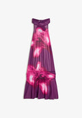 Bershka DRESS - Maxi dress - mauve