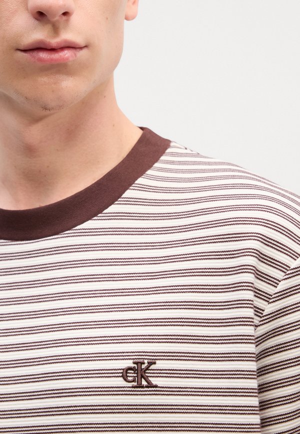 Calvin Klein STRIPED OTTOMAN TEE