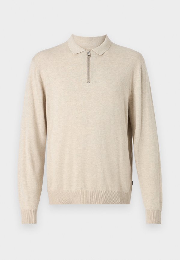 Jack & Jones JJEEMIL HALF ZIP - Jumper - oatmeal