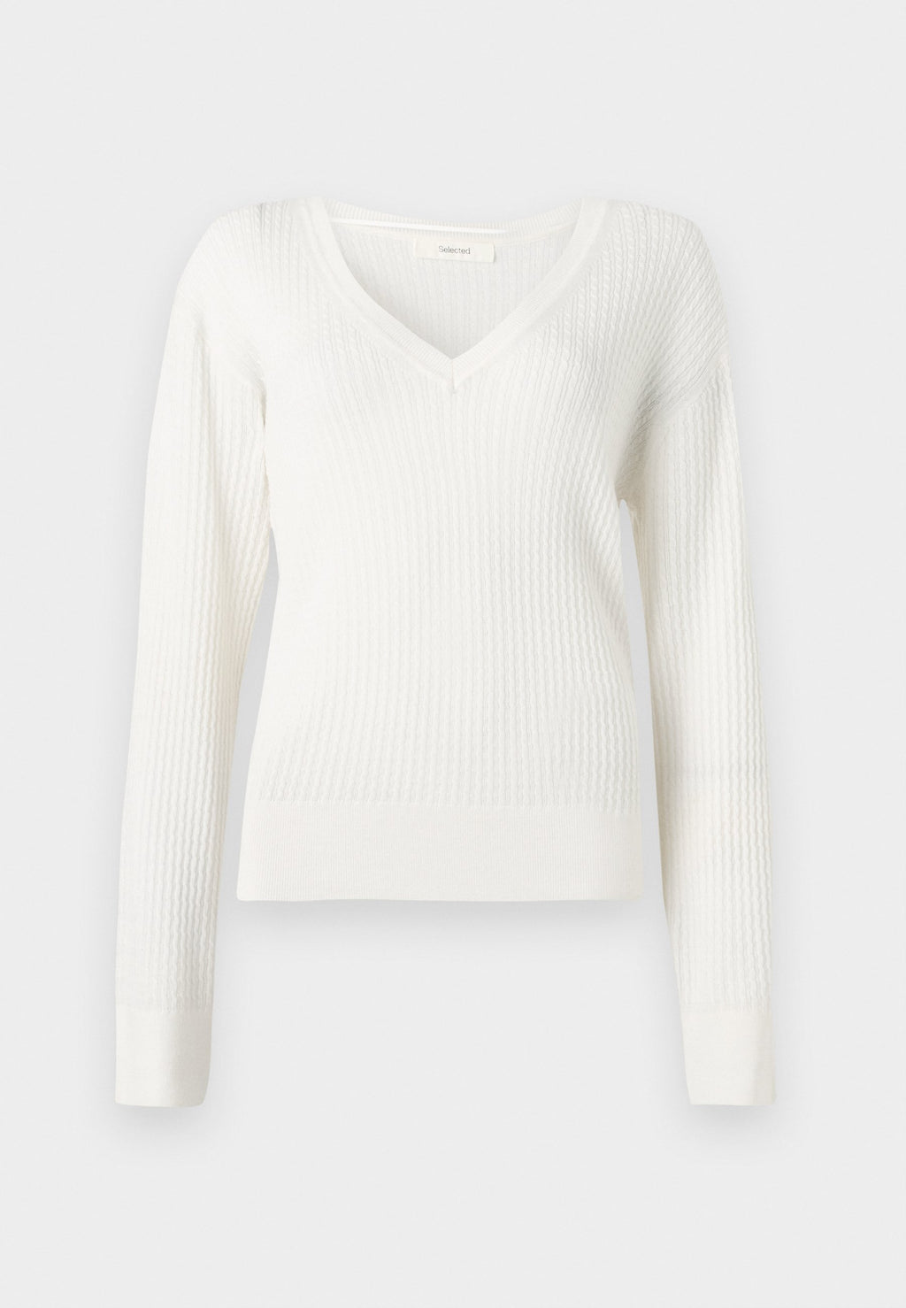 Selected V-neck 100% Merino