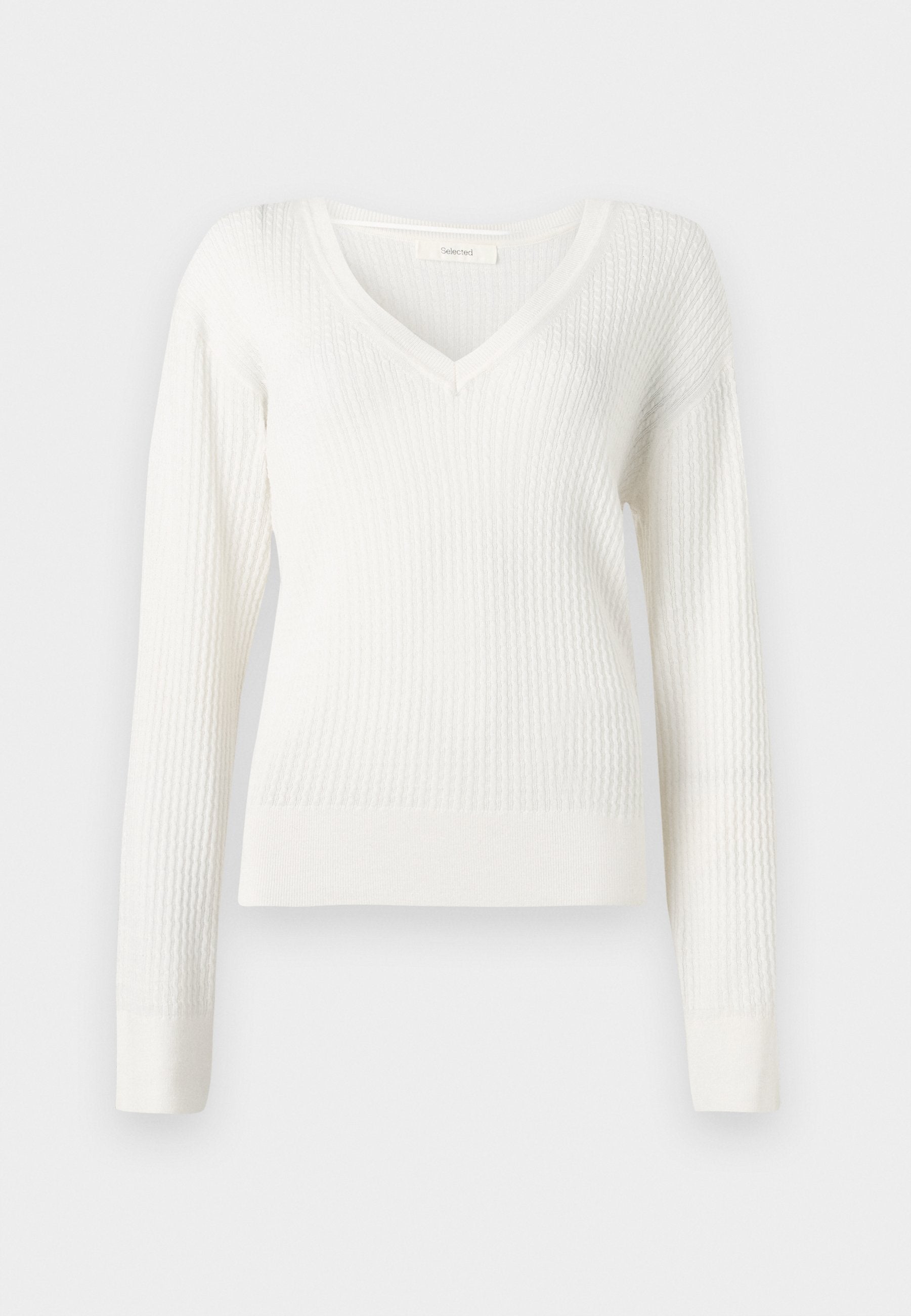 Selected V-neck 100% Merino
