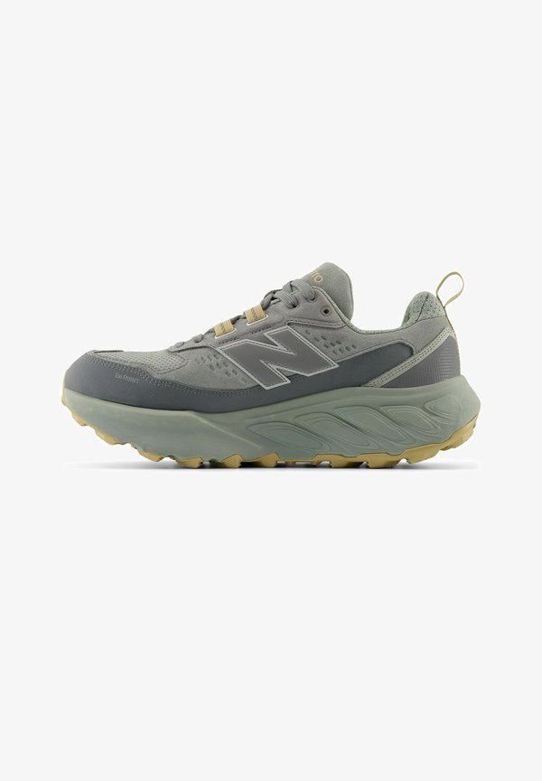 New Balance HIERRO TREK - Hiking shoes - slate grey lone star grey