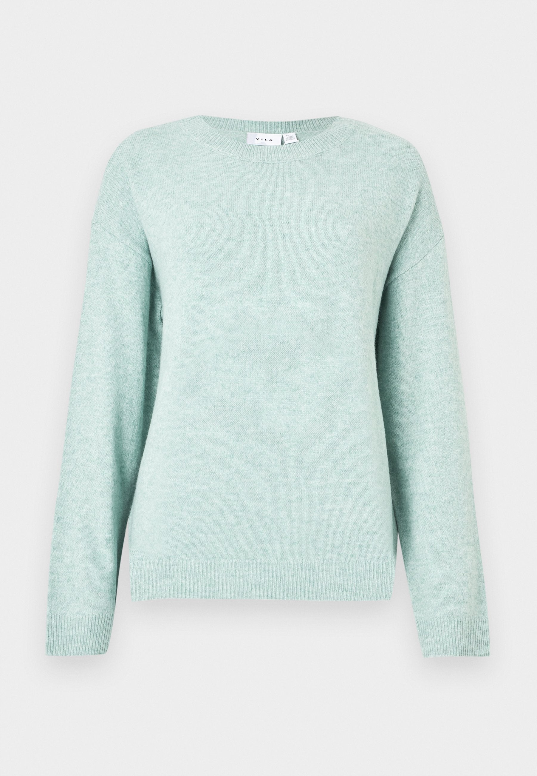 VILA VILIGA L/S O-NECK KNIT TOP - NOOS