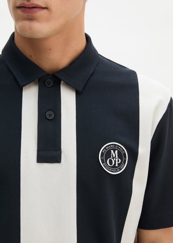 Marc O'Polo MOP CLUB '67 FOOTBALL TRICOT POLO, HEAVY JERSEY, STRIPED