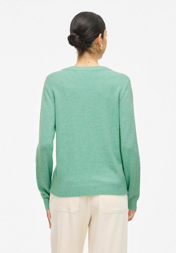 VILA VIRIL O-NECK L/S KNIT TOP - NOOS