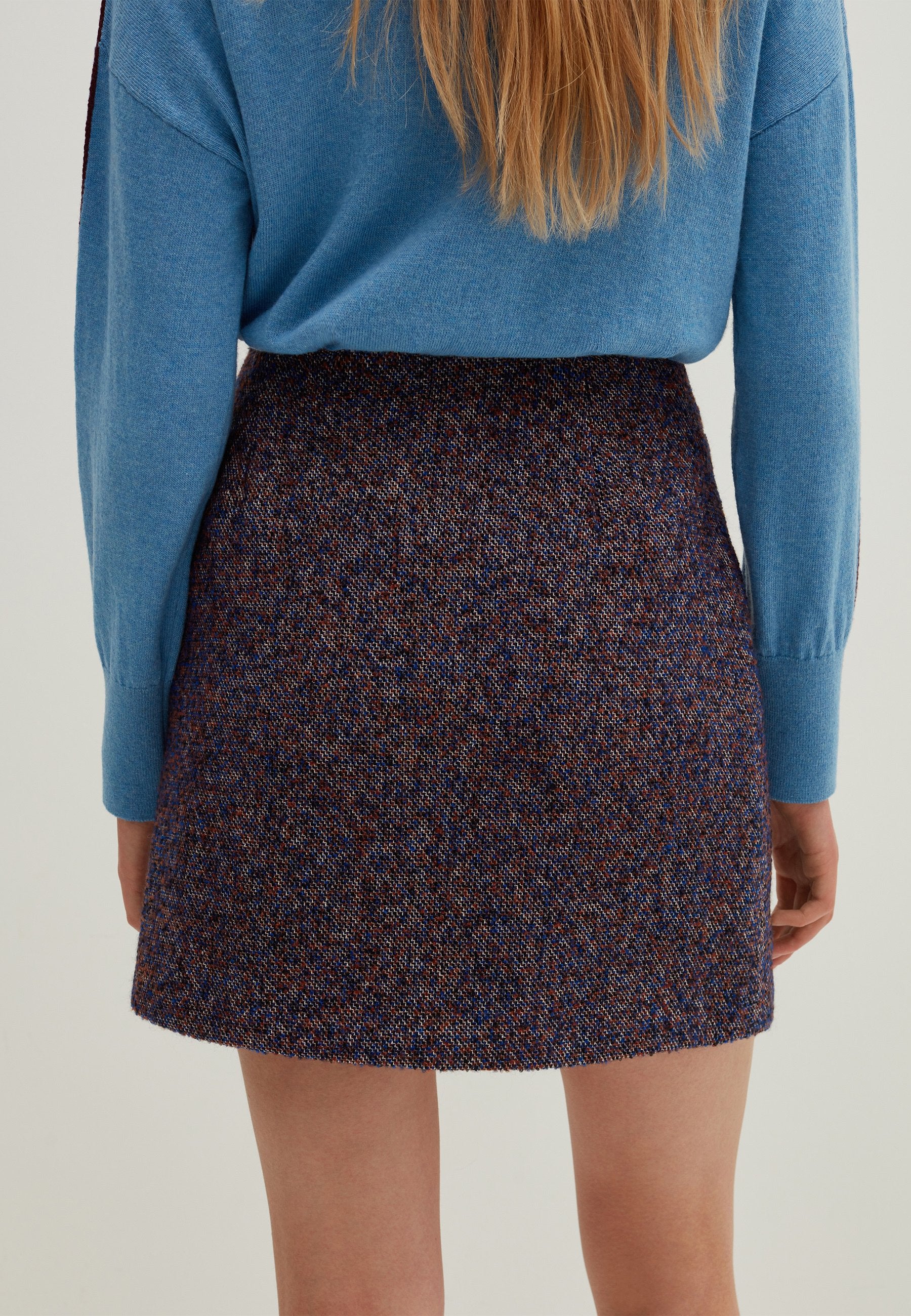 Stefanel BOUCLÉ TWEED MINISKIRT