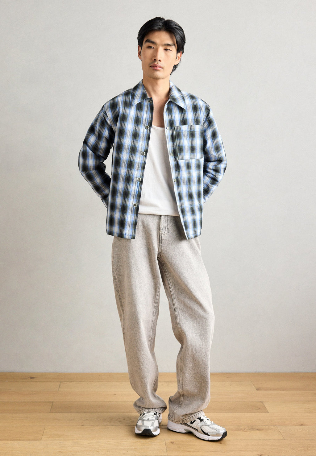 Scotch & Soda CHECK PADDED OVERSHIRT