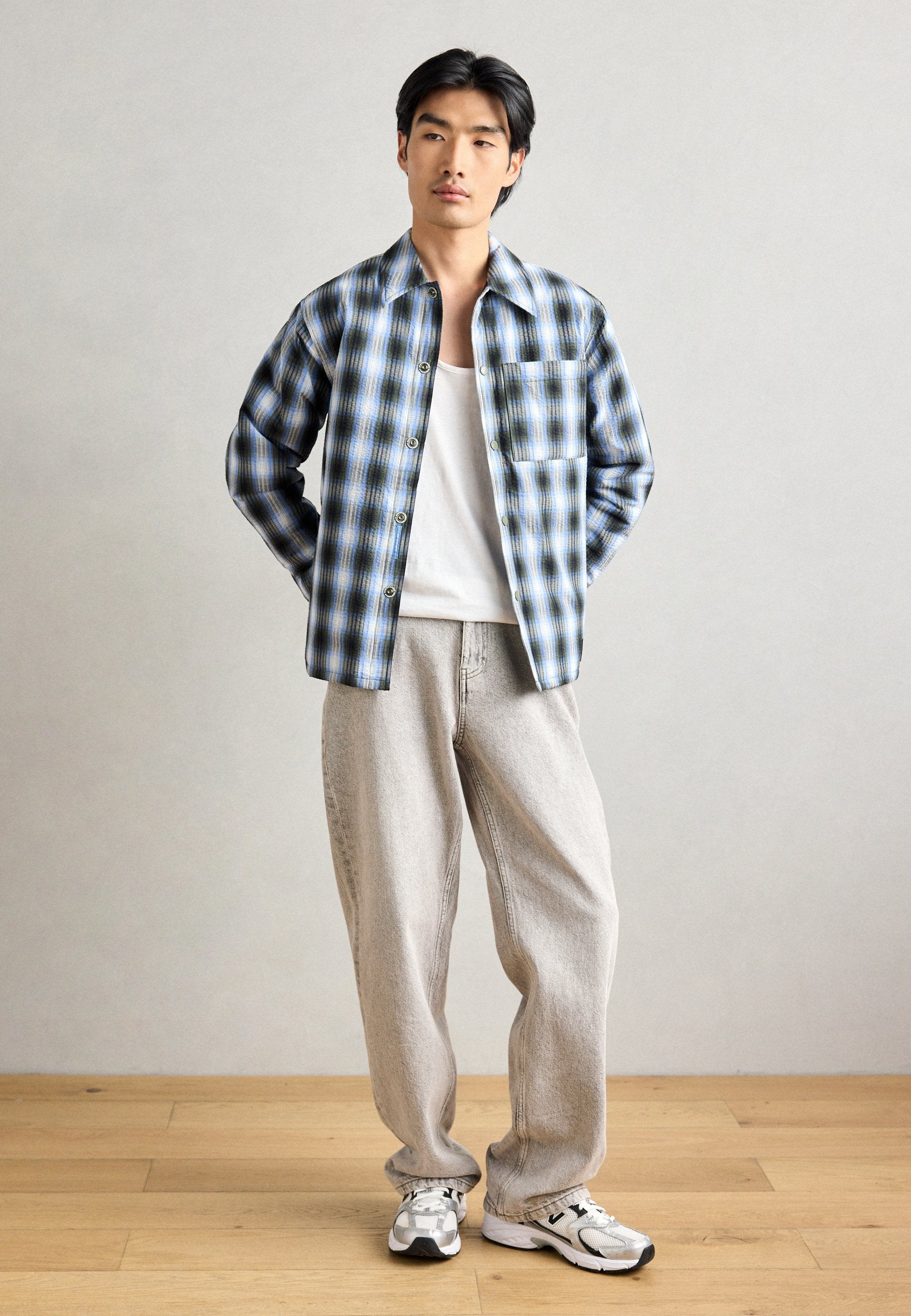 Scotch & Soda CHECK PADDED OVERSHIRT