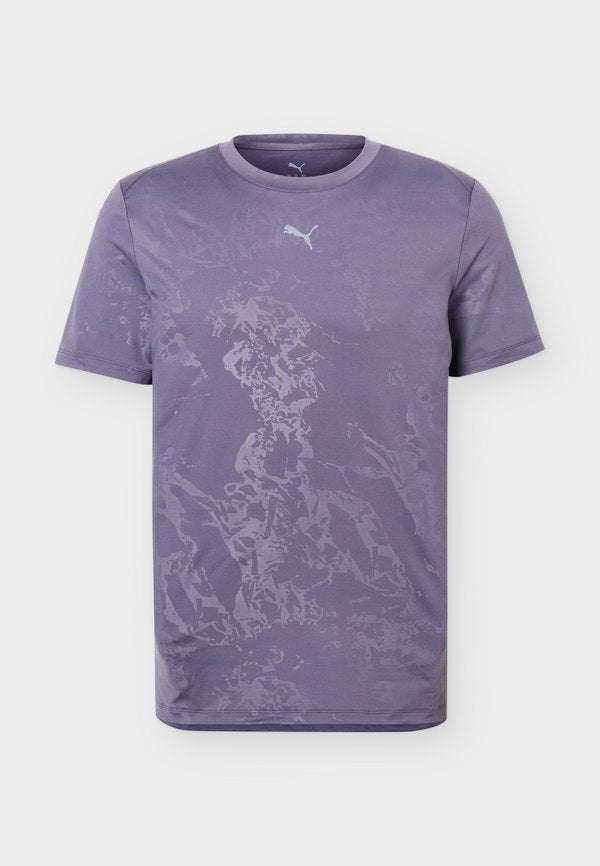 Puma EMBOSSED TEE - Sports T-shirt - inky depths