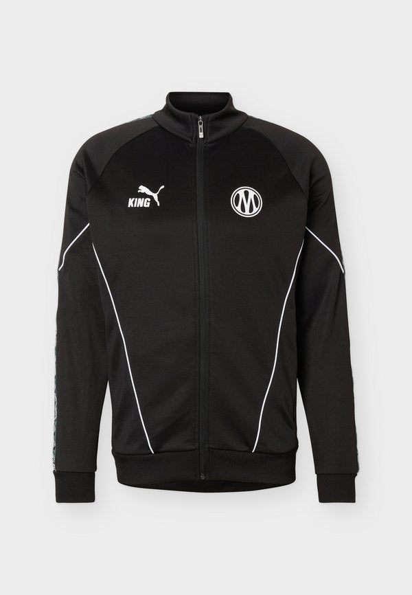 Puma OLYMPIQUE MARSEILLE KING ANTHEM JACKET - Club wear - black/white