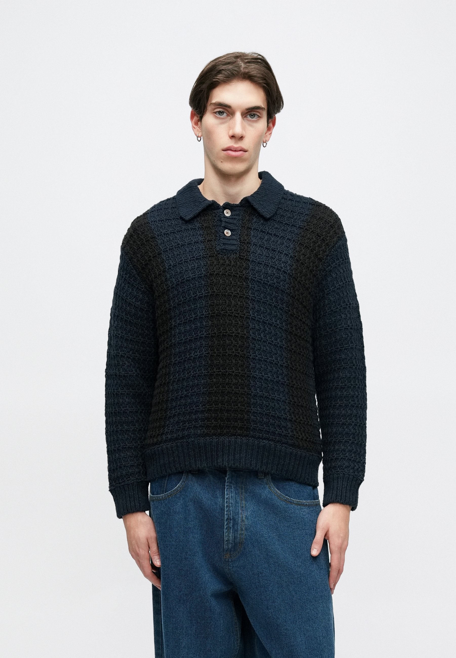 Obey Clothing TEXTURED RUGBY