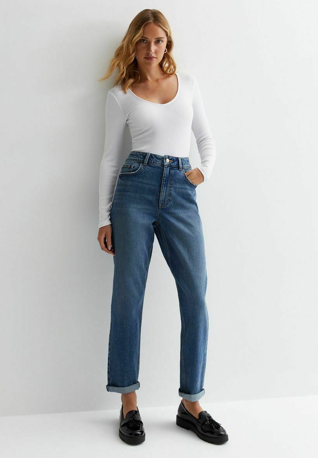 New Look TINTED HIGH WAIST TORI MOM