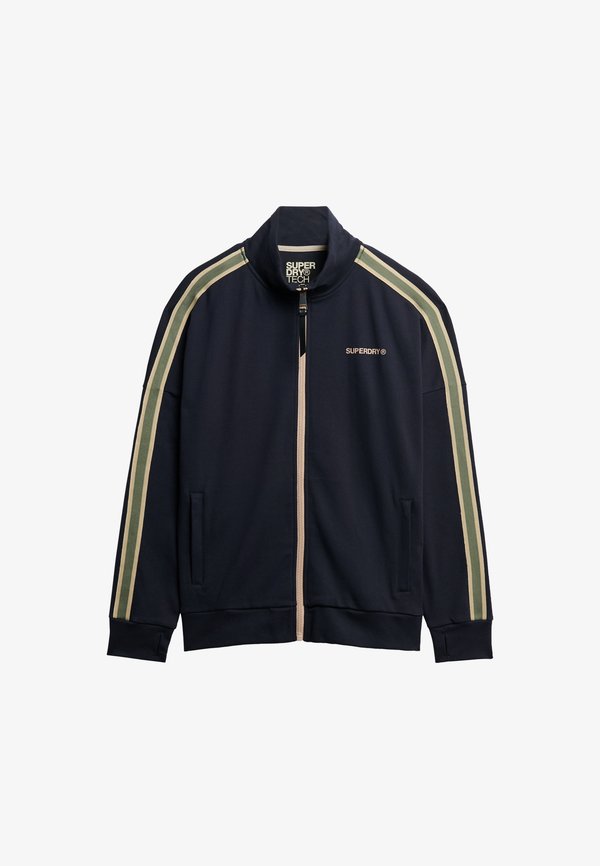 Superdry & Co TECH CULT LOOSE TRACK - Zip-up sweatshirt - eclipse navy