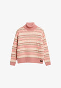 Superdry & Co TEXTURED STRIPE PATTERN  - Jumper - winter ecru multi