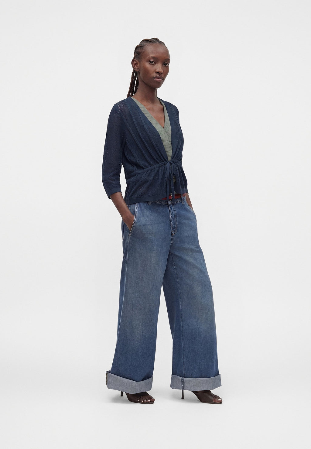 Vero Moda VMLUX LIGHT V NECK STRING CARDIGAN
