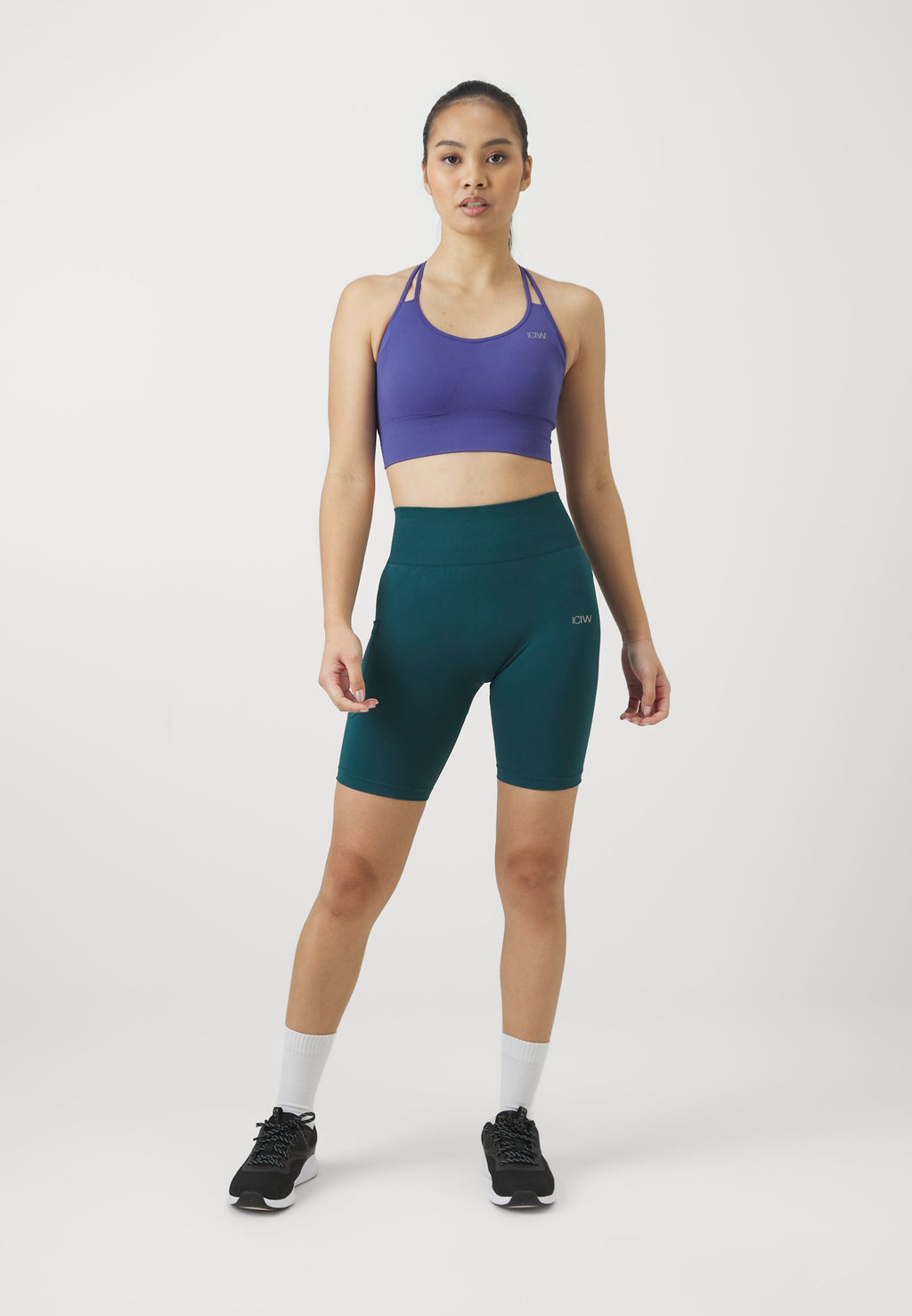 ICANIWILL DEFINE SEAMLESS POCKET BIKER SHORTS