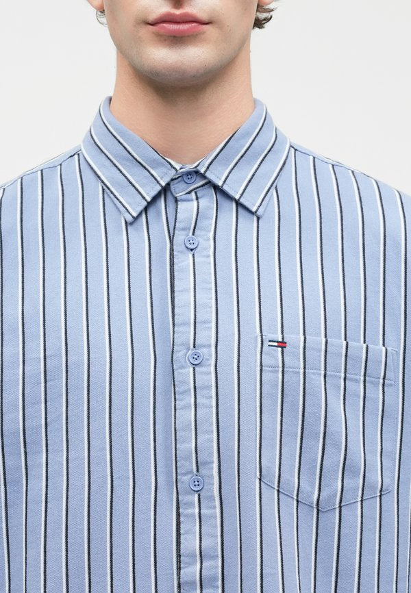 Tommy Jeans RELAXED FIT STRIPE TWILL SHIRT