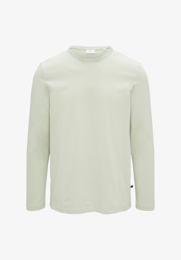 s.Oliver AUS BAUMWOLLJERSEY - Long sleeved top - beige