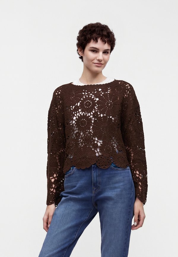 ONLY ONLNEW YVONNE - Jumper - coffee bean