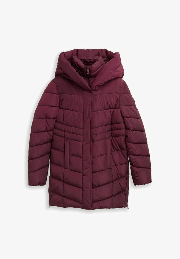 TOM TAILOR PUFFER - Winter coat - bordeaux red