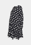Glamorous Bloom MINI DRESS WITH PUFF LONG SLEEVES