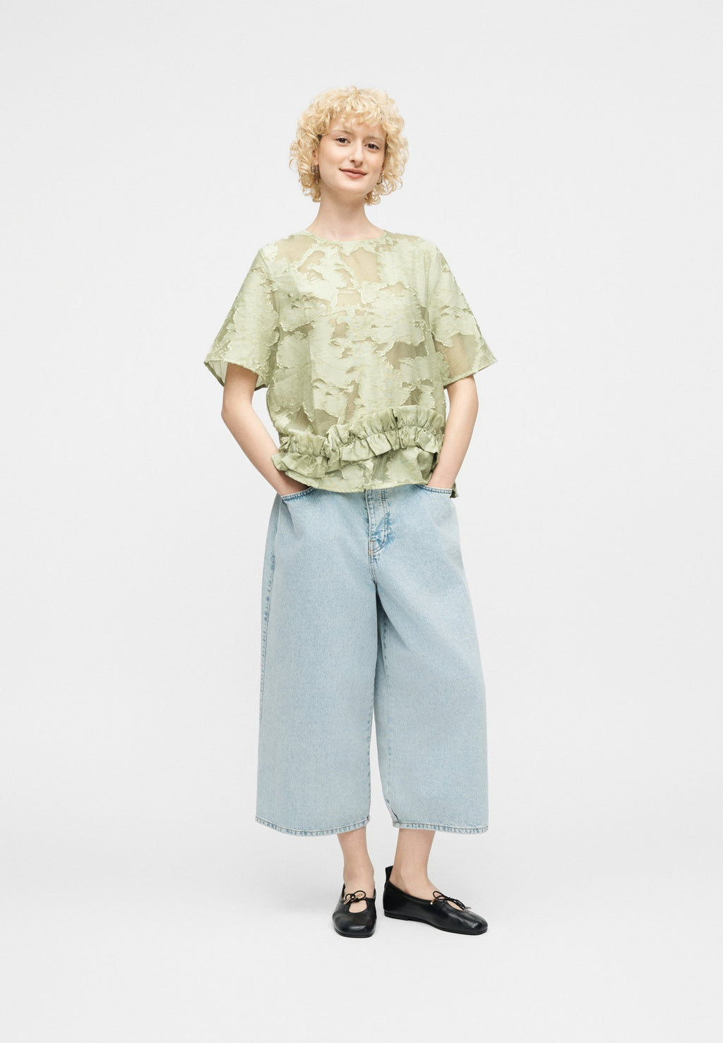 Selected SLFLINA RELAXED RUFFLE