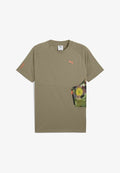 Puma HOOPS TECH GRAPHIC - Sports T-shirt - velvet moss