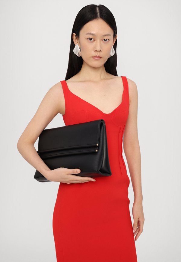 David Koma DOUBLE DETAIL MIDI DRESS