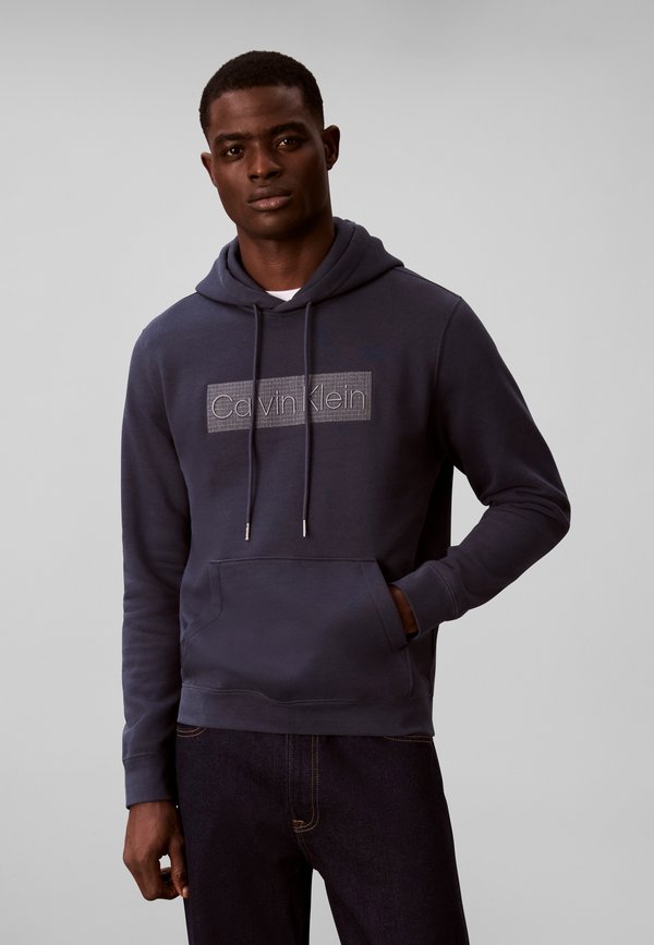 Calvin Klein GRAPHIC - Hoodie - blue nights