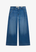 Guess ZOYA WIDE LEG JEANS - Wide Leg - blau