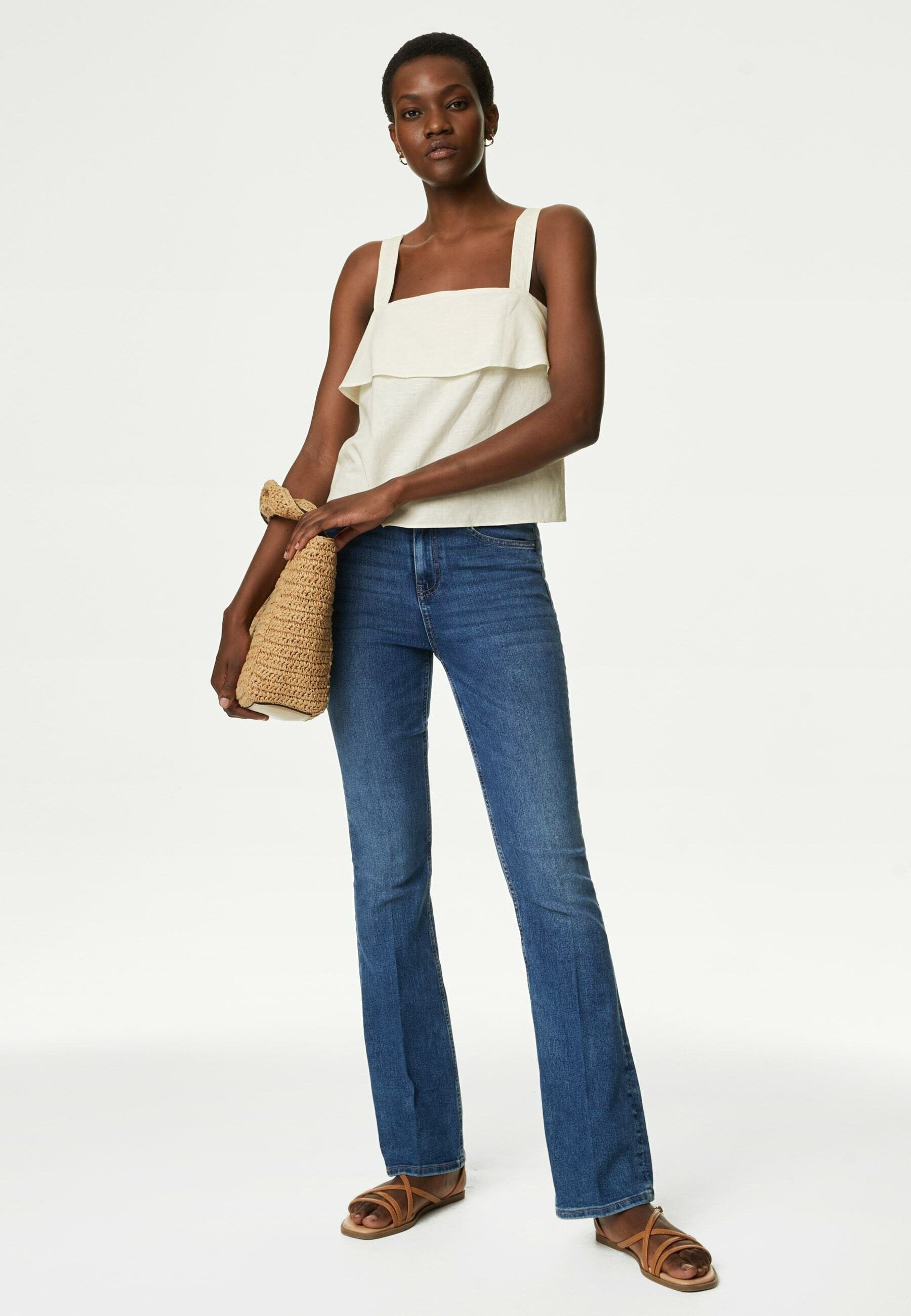 Marks & Spencer LINEN BLEND LAYERED