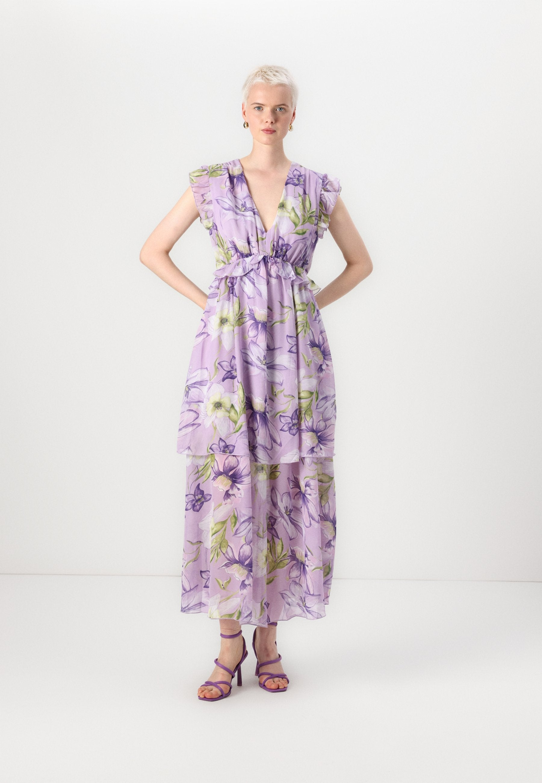VILA VIALICE FRILL ANKLE DRESS