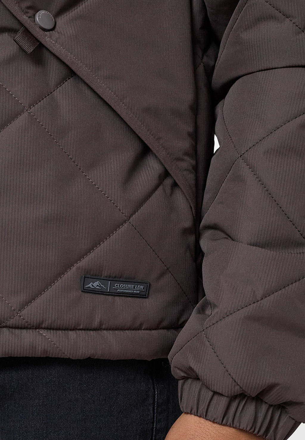 CLOSURE London DIAMOND QUILTED POCKET PUFFER