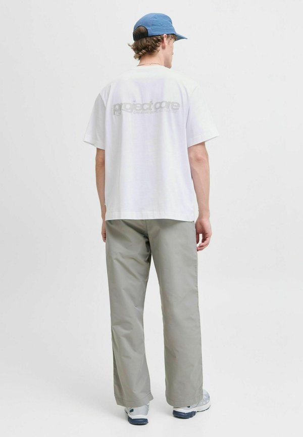 Jack & Jones Backprintet - Print T-shirt - bright white