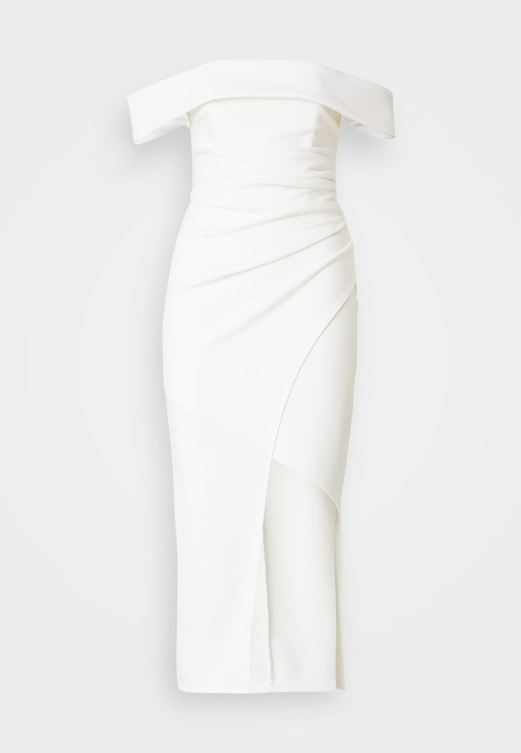 WAL G TALL WEDDING VINCENZO ROUCHED MIDI