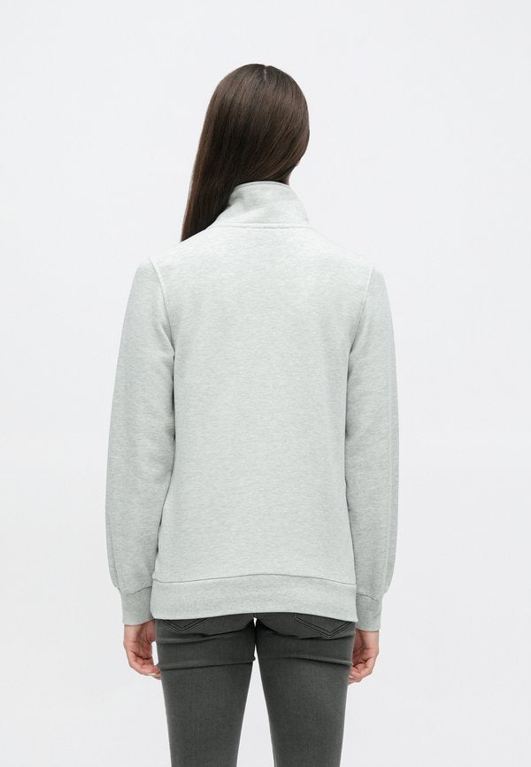 Anna Field MAMA MATERNITY ZIP THROUGH FUNNEL NECK SWEATSHIRT