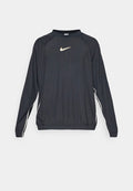 Nike Performance SHELL TOP - Long sleeved top - black/white