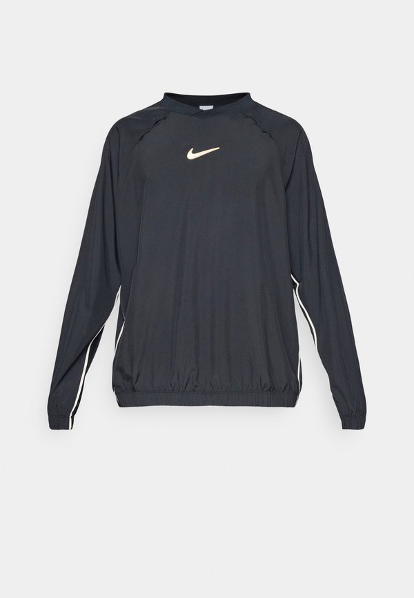 Nike Performance SHELL TOP - Long sleeved top - black/white