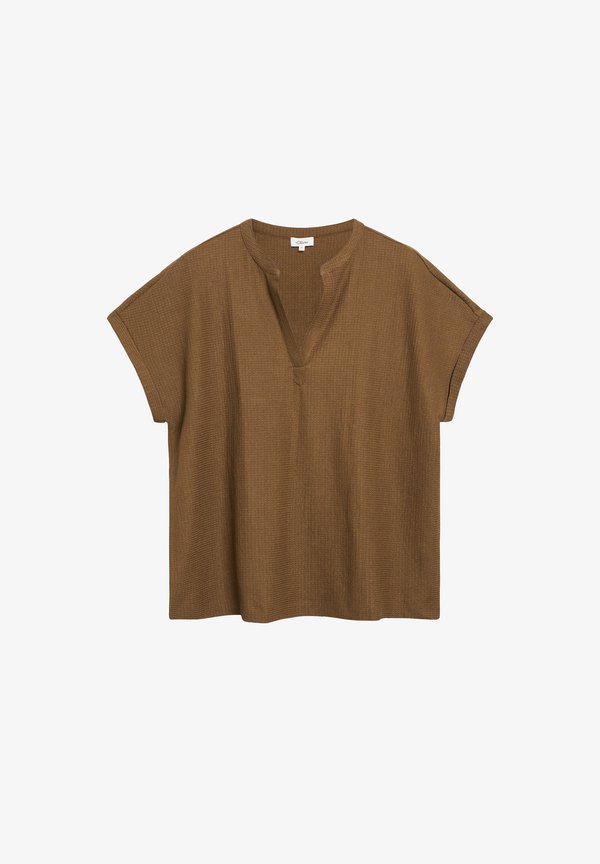 s.Oliver T-SHIRT - Print T-shirt - braun
